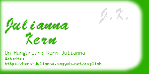 julianna kern business card